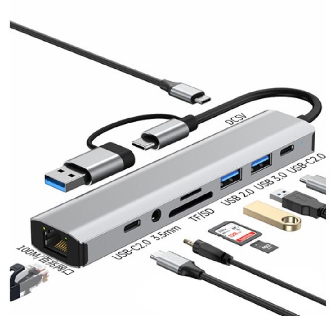 3PX 9-In-1 100W PD USB Hub