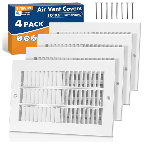 4-Pack Two-Way Ventilation Register Covers
