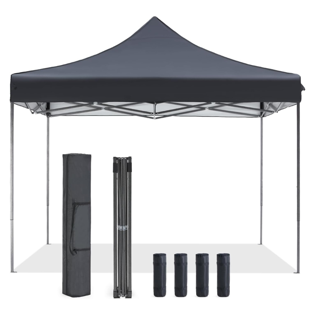 10' x 10' Pop Up Canopy Tent With Sand Bags