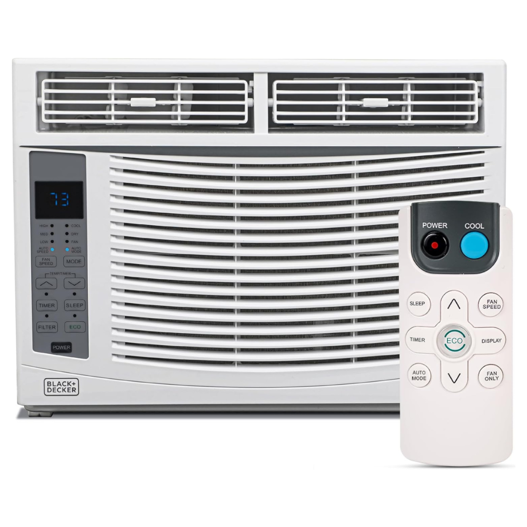 BLACK+DECKER 6,000 BTU Electronic Window Air Conditioner