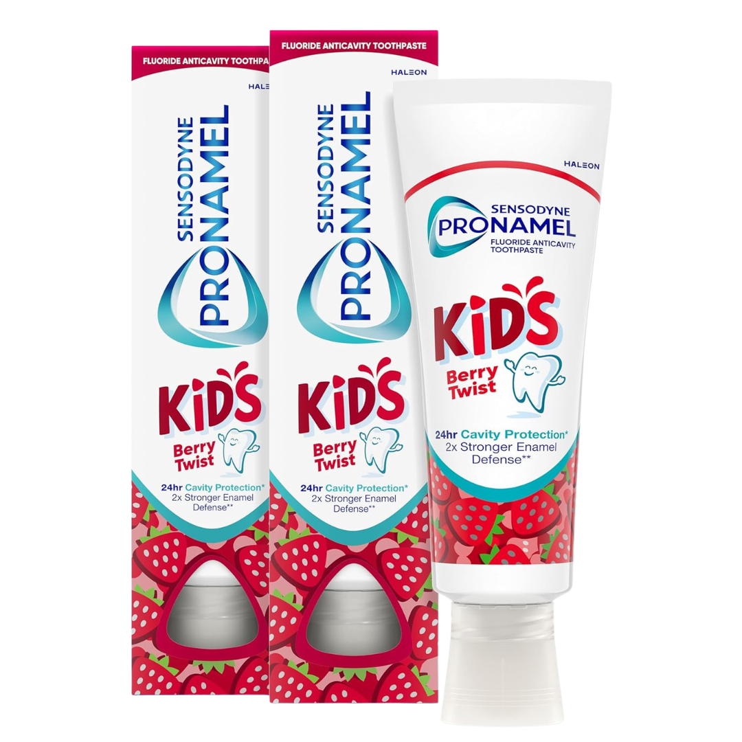 4 oz 2-Pack Sensodyne Pronamel Kids Fluoride Anticavity Toothpaste