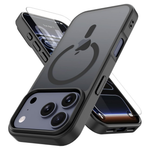 PinLiSheng Magnetic For iPhone 17 Pro Case With 1 Screen Protector