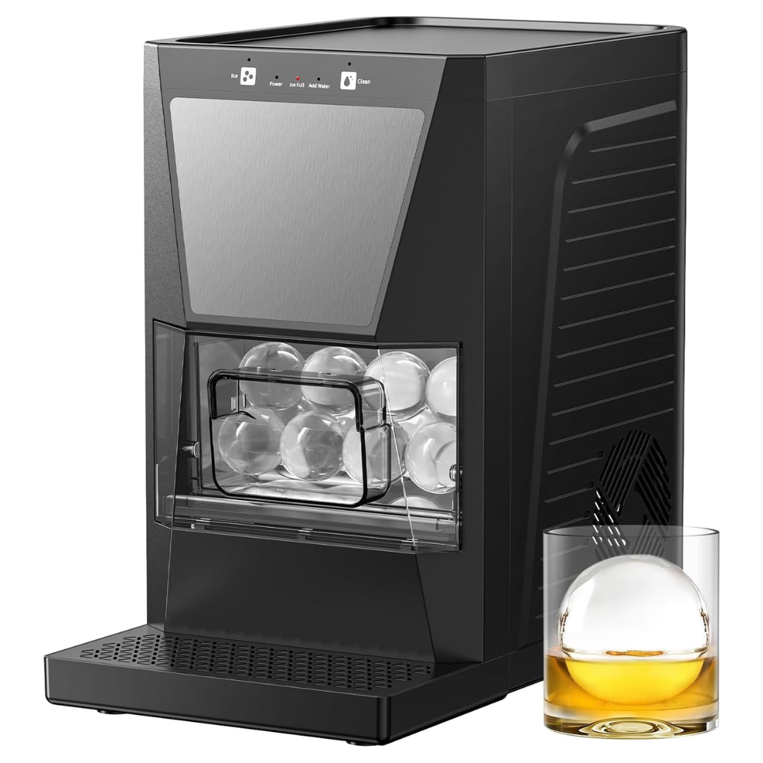 2.2'' Doqaus Sphere Clear Ice Cube Maker Machine