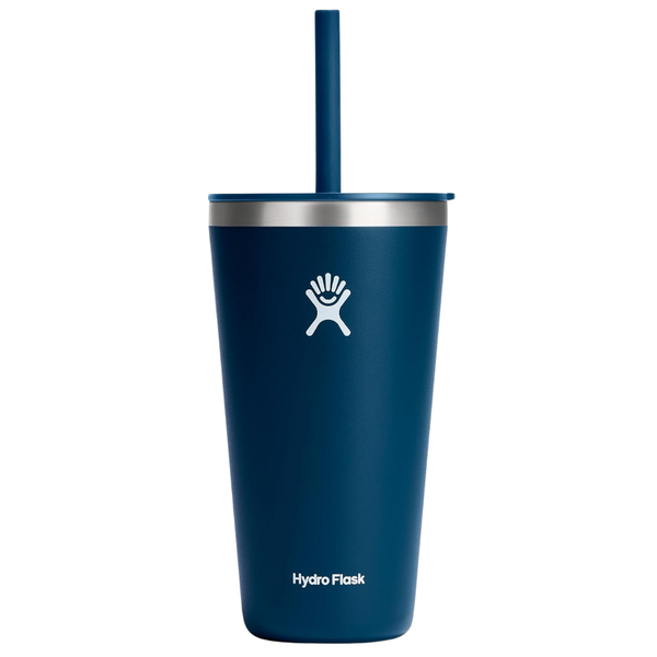 28oz All Around Straw LID Tumbler (Indigo Blue)