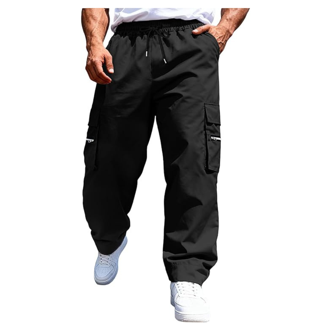 TRFIC Men's Relaxed Fit Cargo Pants With Pockets (4 Colors)