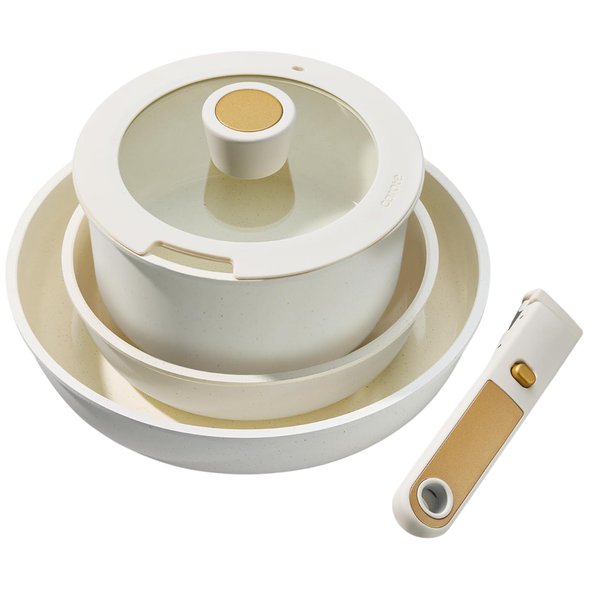 6-Piece Carote Nonstick Pots And Pans Cookware Set