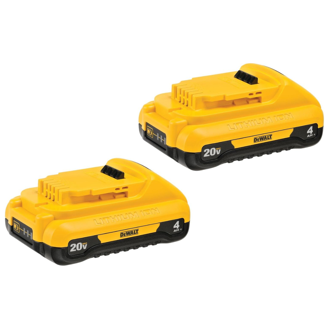 2-Pack DeWalt 4Ah Lithium Ion Battery