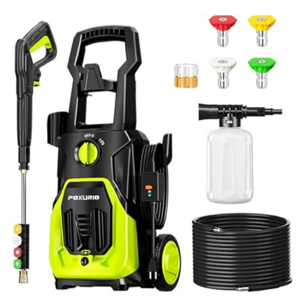 POXURIO 3-in-1 4000PSI 2.8GPM Electric Pressure Washer