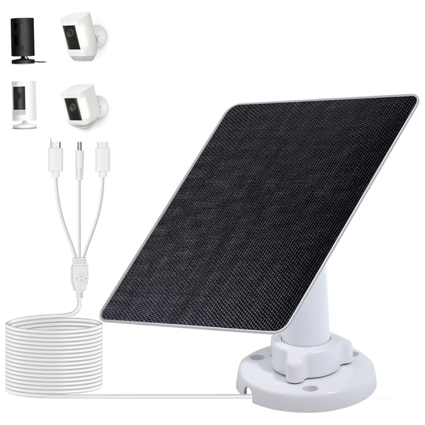 ECO-WORTHY 5W Solar Panel With 9.8ft (3m) Cable