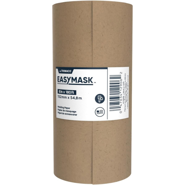 Trimaco 6" x 180' Brown General Purpose Masking Paper