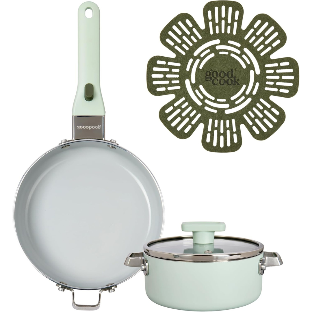 5-Piece GoodCook Ceramic Cookware Set