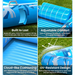 6 in 1 Inflatable X-Large Pool Floats with Sprinkler