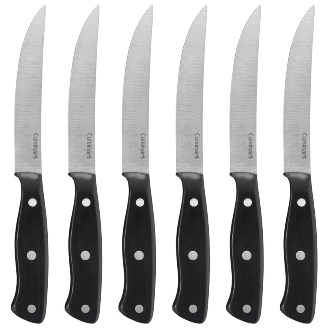6-Piece Cuisinart Triple Rivet Collection Steak Knife Set