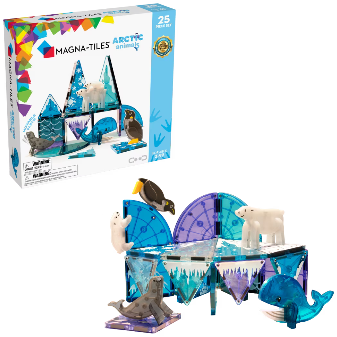 25-Piece Magna-Tiles Arctic Animals Magnetic Construction Set