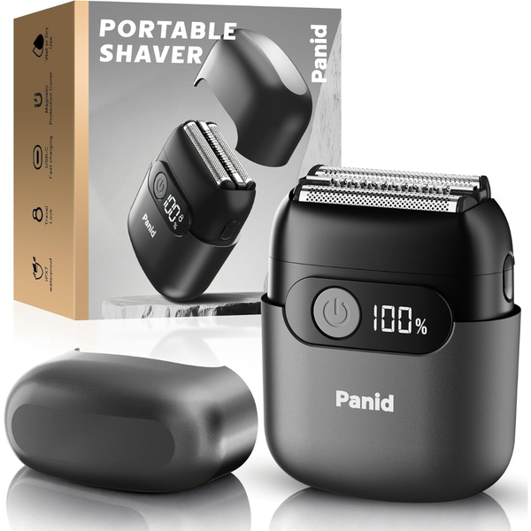 Upgraded Mini Electric Razor with 3 Floating Blades