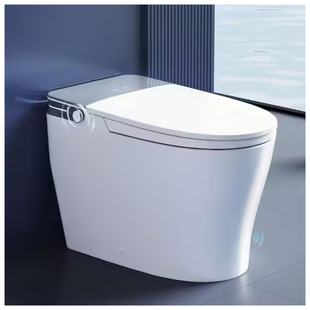 Tankless Elongated ADA 1.28 GPF Smart Toilet Bidet