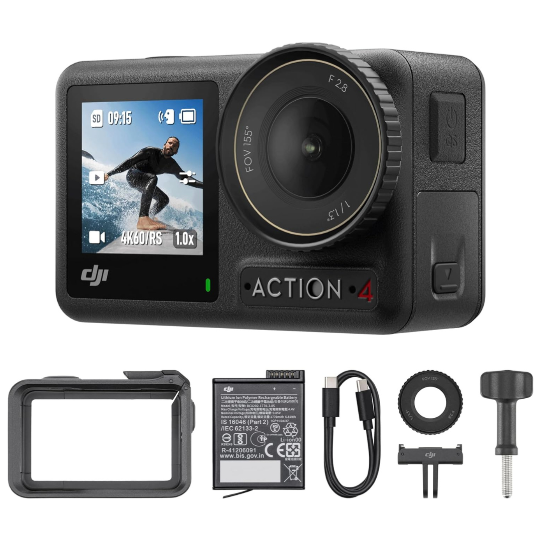 DJI Osmo Action-4 4K Waterproof Camera Essential Combo