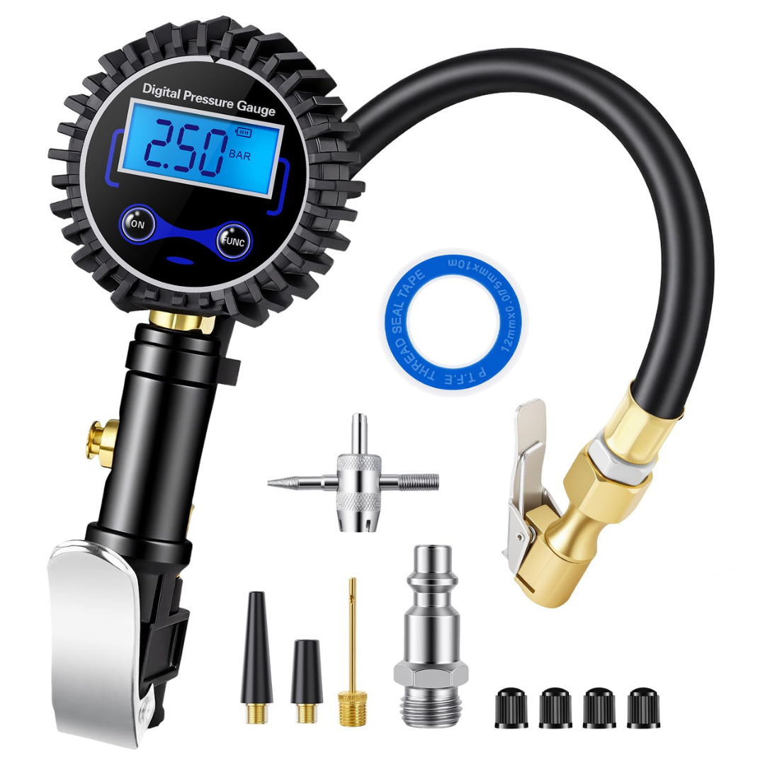 DigitPro Digital Tire Pressure Gauge With Inflator