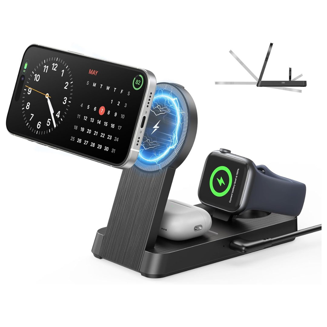 3 In 1 Magnetic Wireless Charging Station