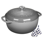 6QT Enameled Cast Iron Dutch Oven With Lid