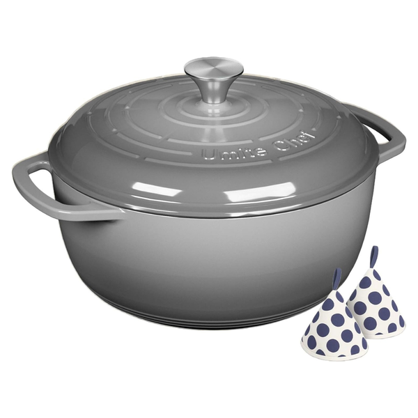 6QT Enameled Cast Iron Dutch Oven With Lid