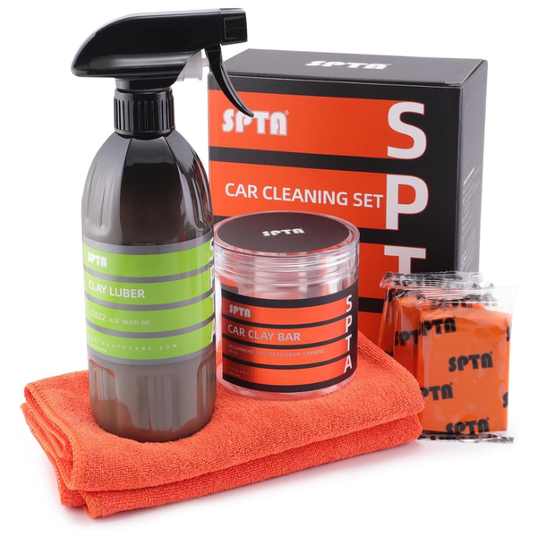 3-Pack Spta Clay Bar And Luber Synthetic Lubricant Kit