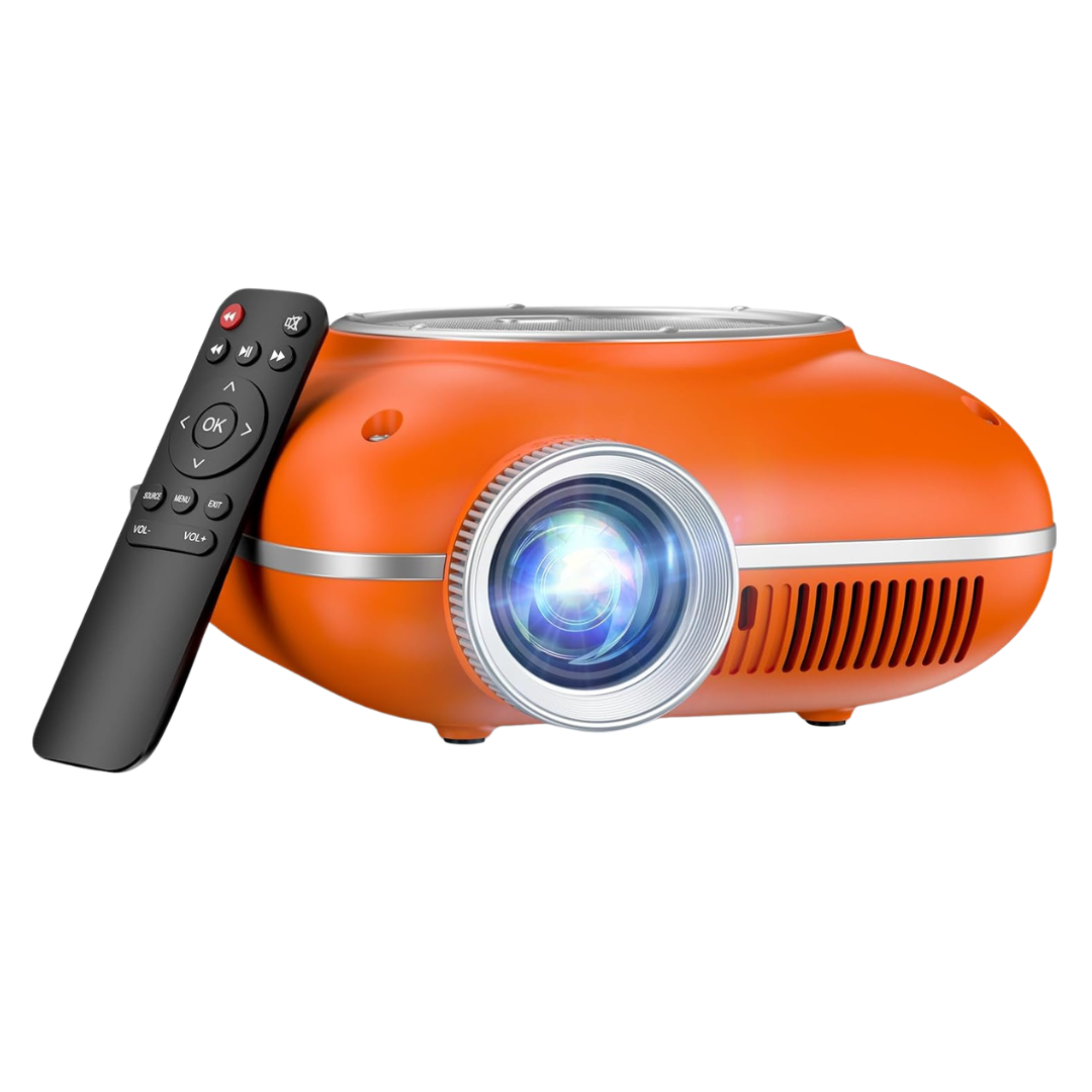 Portable 1080P Mini Projector W/ Two-Way Bluetooth (Various)