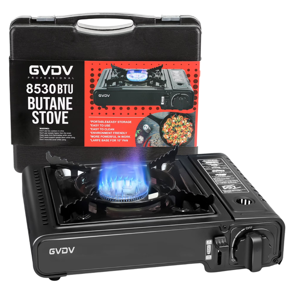 GVDV Portable 1 Burner Butane Gas Stove