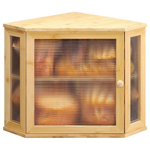 Corner Bread Box For Kitchen Countertop