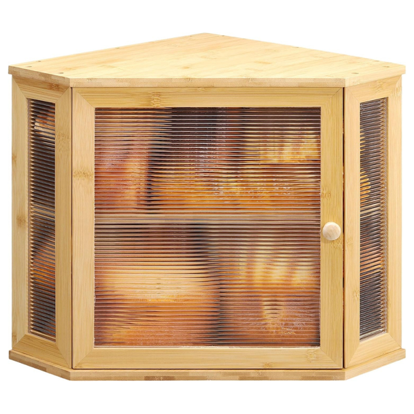 Corner Bread Box For Kitchen Countertop
