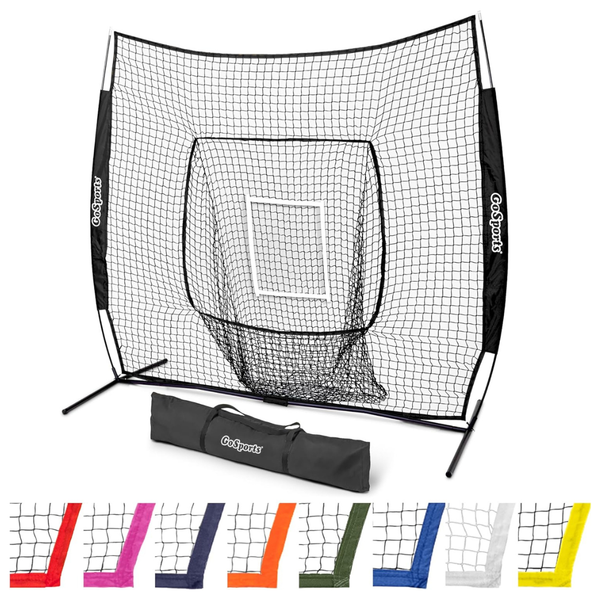 GoSports 7' x 7' Baseball & Softball Practice Hitting & Pitching Net