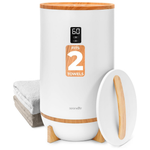 Portable Bathroom Towel & Blanket Warmer With LED Ring