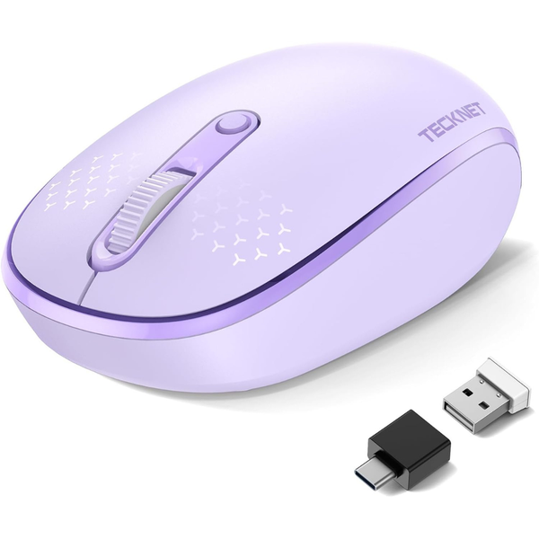 TECKNET Silent Click Compact Bluetooth Wireless Mouse