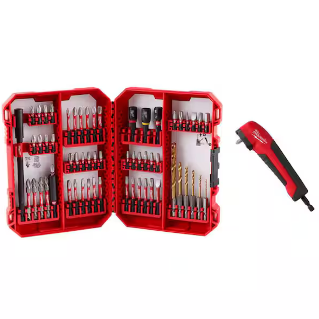 60-Piece Milwaukee Shockwave Impact-Duty Alloy Steel Screw Driver Bit Set