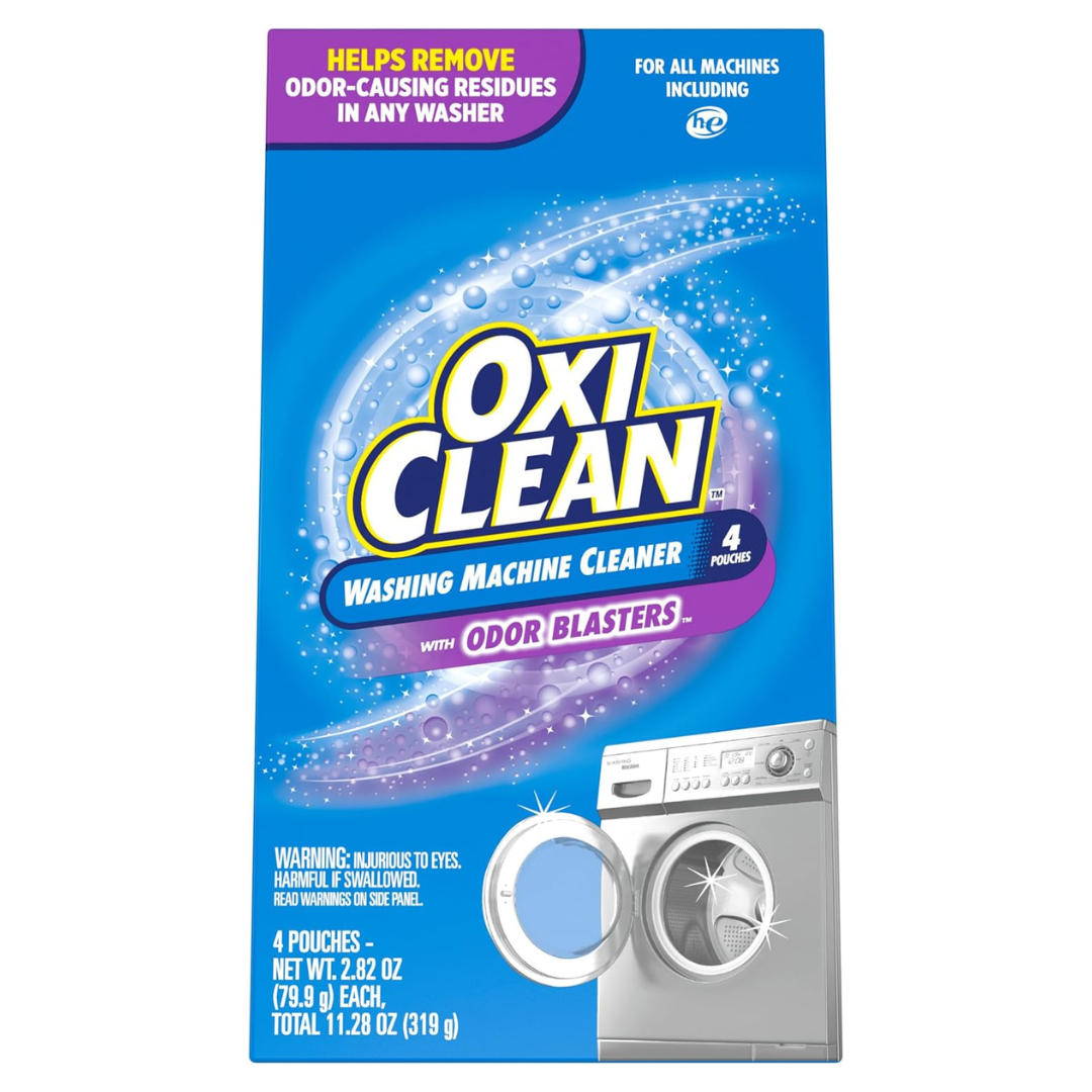 4-Count OxiClean Washing Machine Cleaner With Odor Blasters