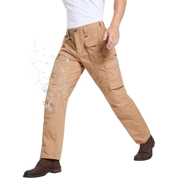Men's Water Resistant Durable Cargo Pants (Various)