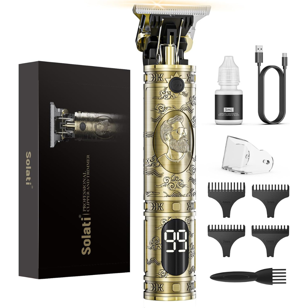 Solati Men's Rechargeable Cordless Beard Hair Trimmers