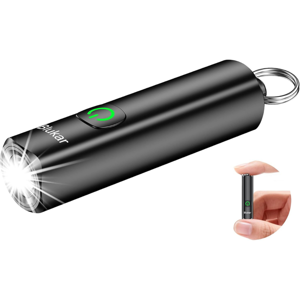 Blukar Rechargeable EDC Keychain Flashlight