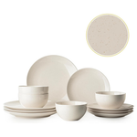 12-Piece Dafuceramic Ceramic Plates & Bowls Sets