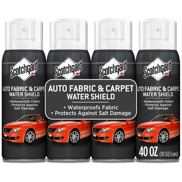 4-Pack 40 Oz Scotchgard Auto Fabric & Carpet Water Shield