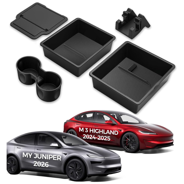 5-Piece Center Console Organizer For Tesla Model Y Juniper 2026