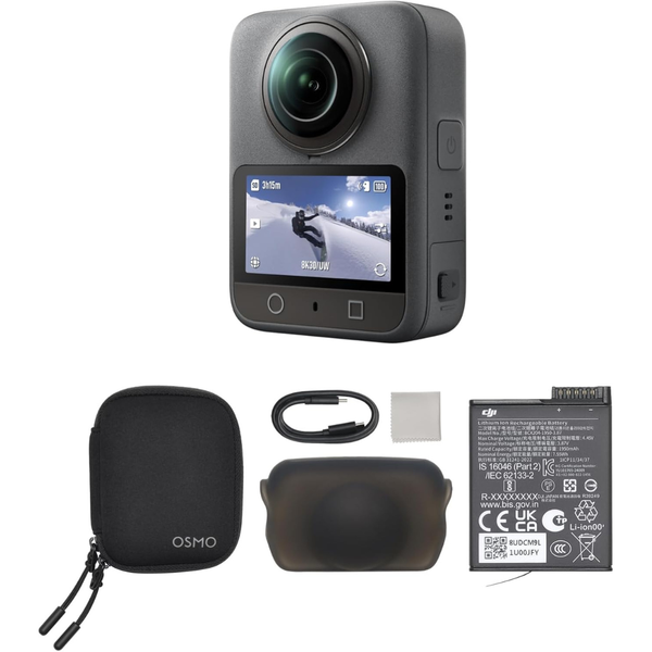 DJI Osmo 360 Standard Combo 8K 120MP Action Camera w/ 105GB Storage