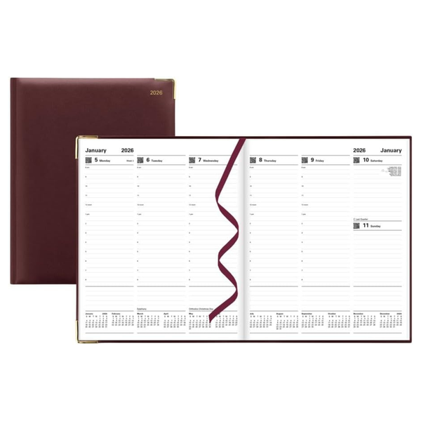 Letts Of London 2026 Classic Weekly Appointment Book And Planner