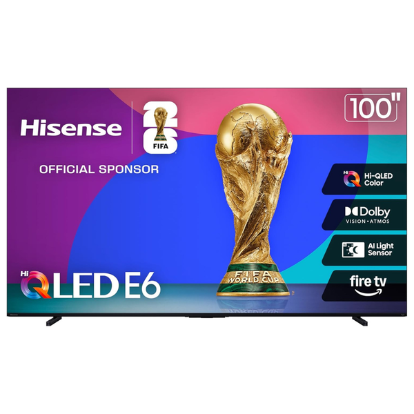 100" Hisense 100E6QF 4K Ultra HD Smart QLED Fire TV