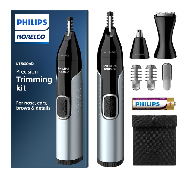 Philips Norelco Nose Trimmer 5000 for Nose, Ears, Eyebrows