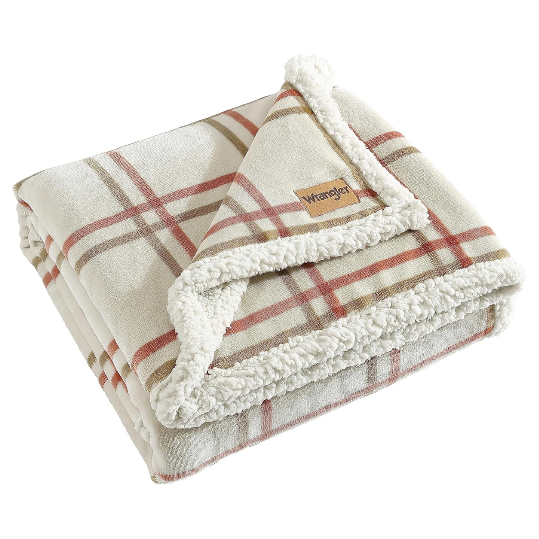 50" x 60" Wrangler Soft Plush Fleece Western Decor Throw Blanket