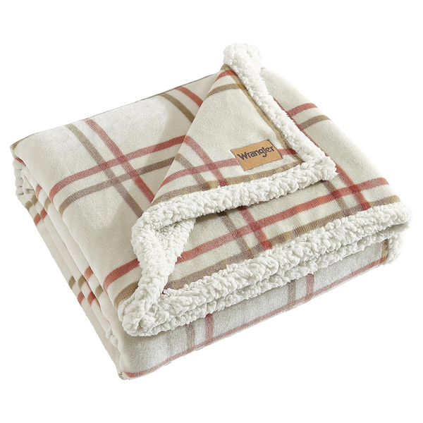 50" x 60" Wrangler Soft Plush Fleece Western Decor Throw Blanket