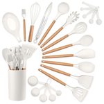 23-Piece Silicone Utensil Set With Holder