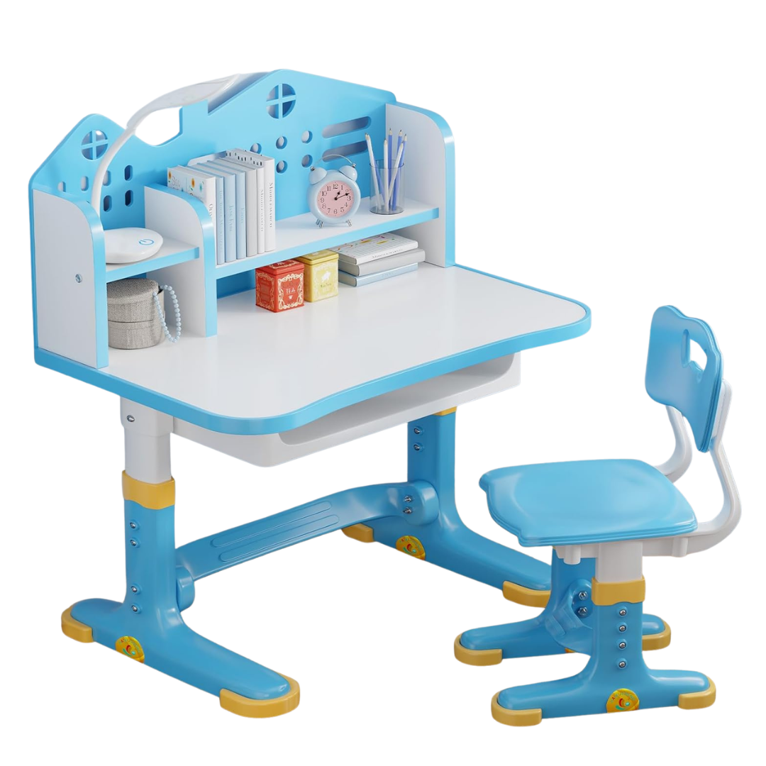 Kids Study Writing Tables With Bookstand & Drawer