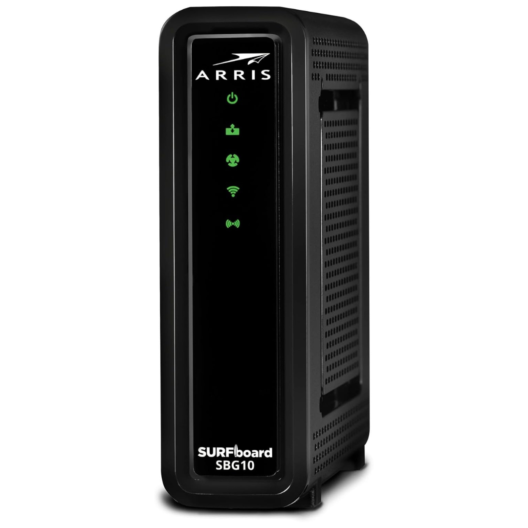 ARRIS Surfboard SBG10-RB 3.0 Cable Modem & AC1600 Dual Band Wi-Fi Router [Renewed]